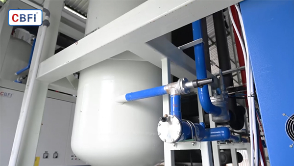 Máquina para hacer hielo en tubo integrada de 3 x 30 toneladas en Indonesia
