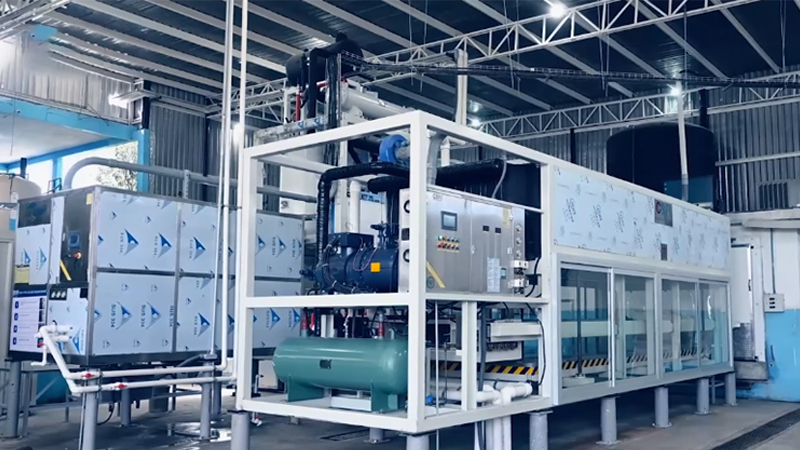 Fábrica de hielo comestible diversificada de México
