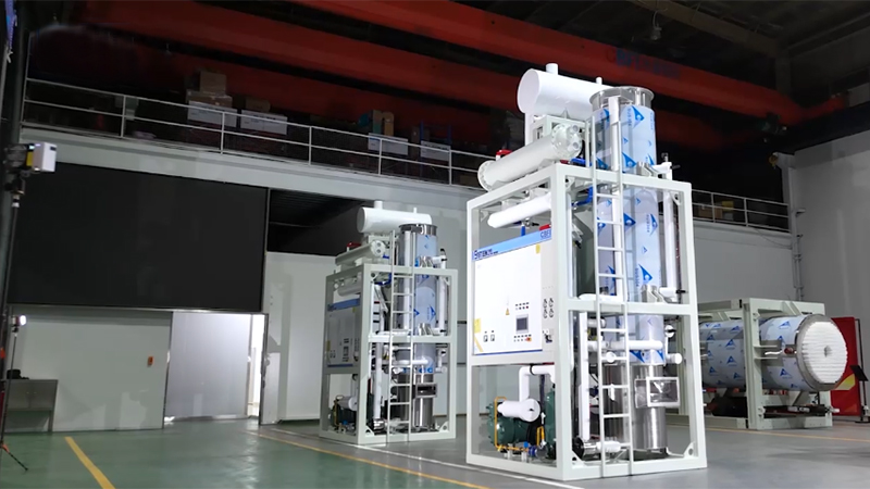 Máquina para hacer hielo en tubos integrada de 15 toneladas